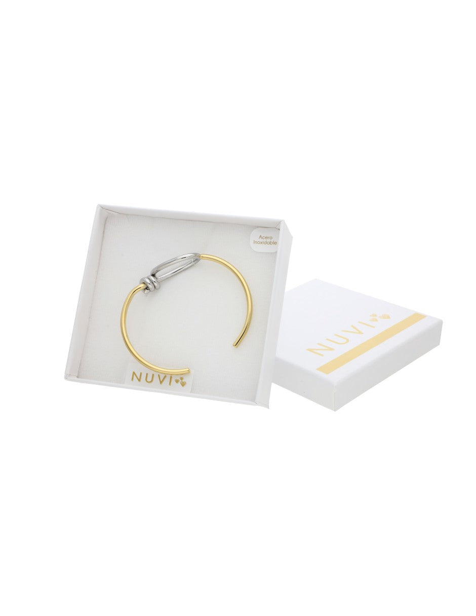 Pulsera Ajustable Nudo Bicolor