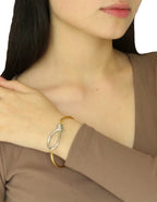 Pulsera Ajustable Nudo Bicolor