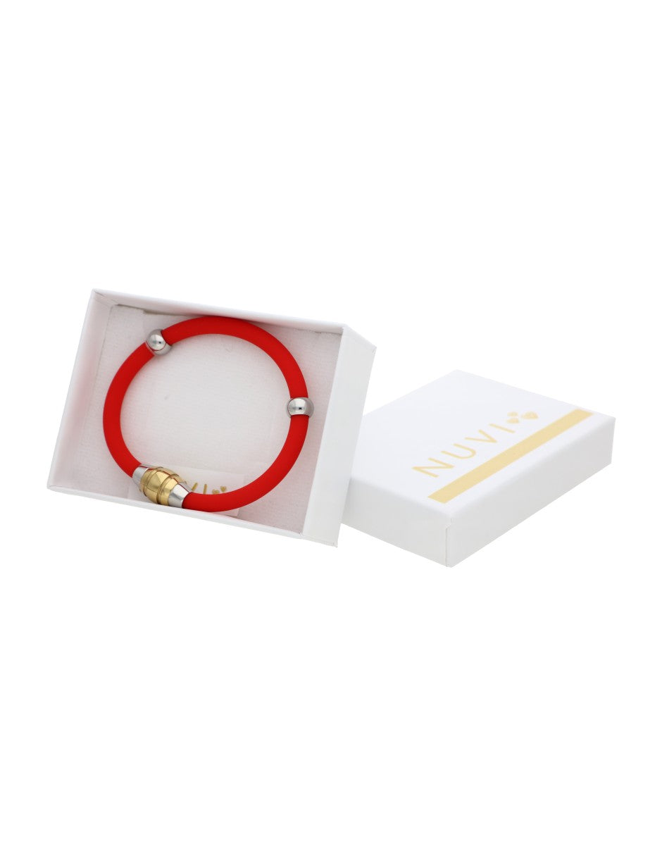 Pulsera Elastico Rojo