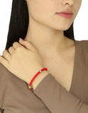 Pulsera Elastico Rojo