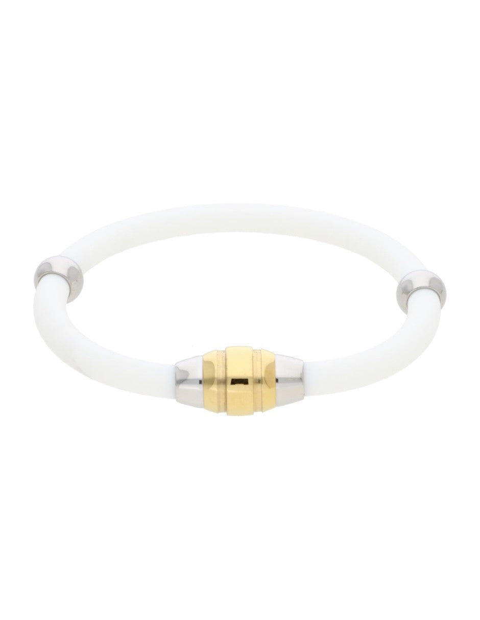 Pulsera Elastico Blanca