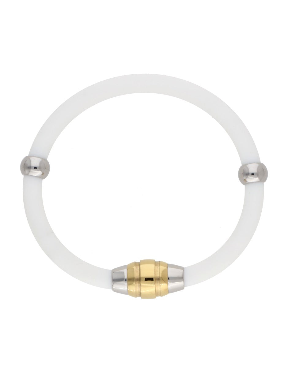 Pulsera Elastico Blanca