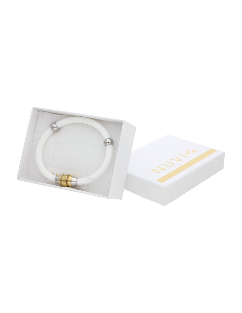 Pulsera Elastico Blanca