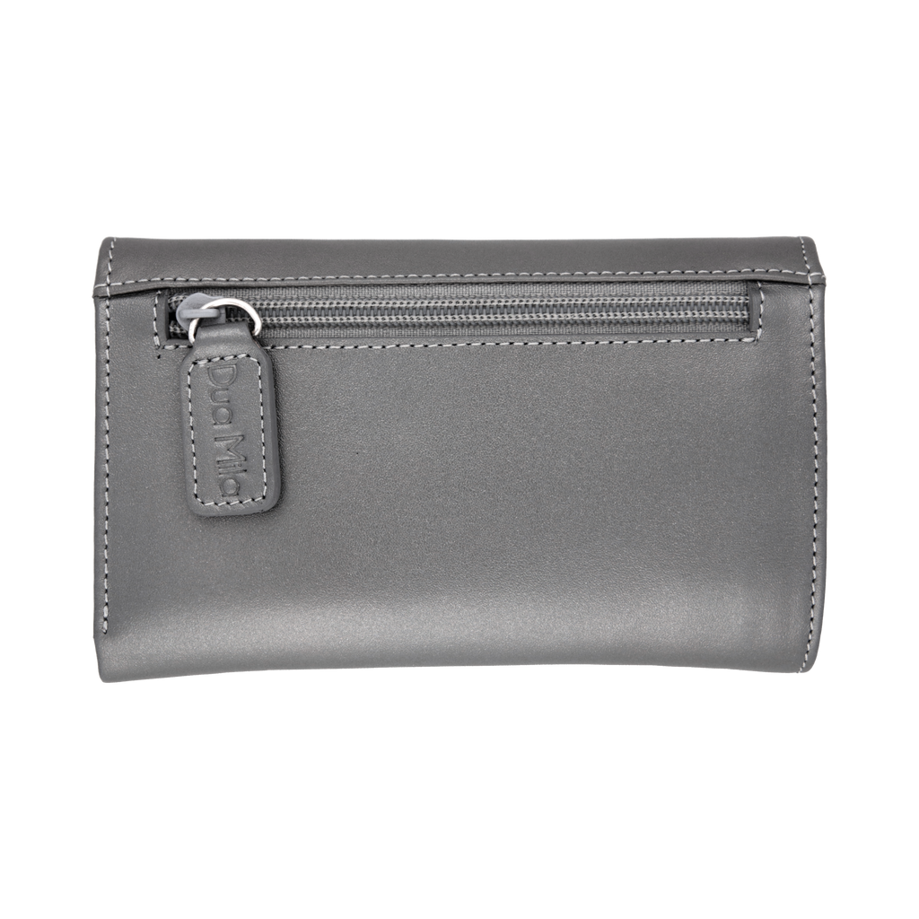 Billetera Dua Mila Piel Coleccion Flip Italia Mediana