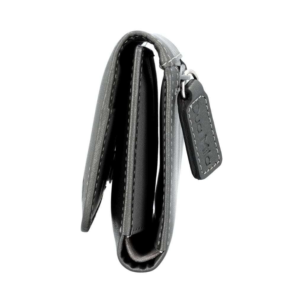 Billetera Dua Mila Piel Coleccion Flip Italia Mediana