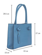 Bolso Dua Mila Colección Pamela Piel Tote Shoulder Azul