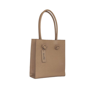 Bolso Dua Mila Colección Valentina Piel Tote Alta Caoba