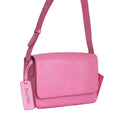 Crossbody Dua Mila Colección Cristina Piel Asa Larga Rosa