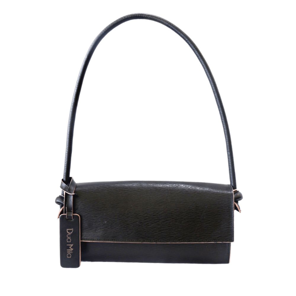 Clutch Dua Mila Colección Regina Piel Negro