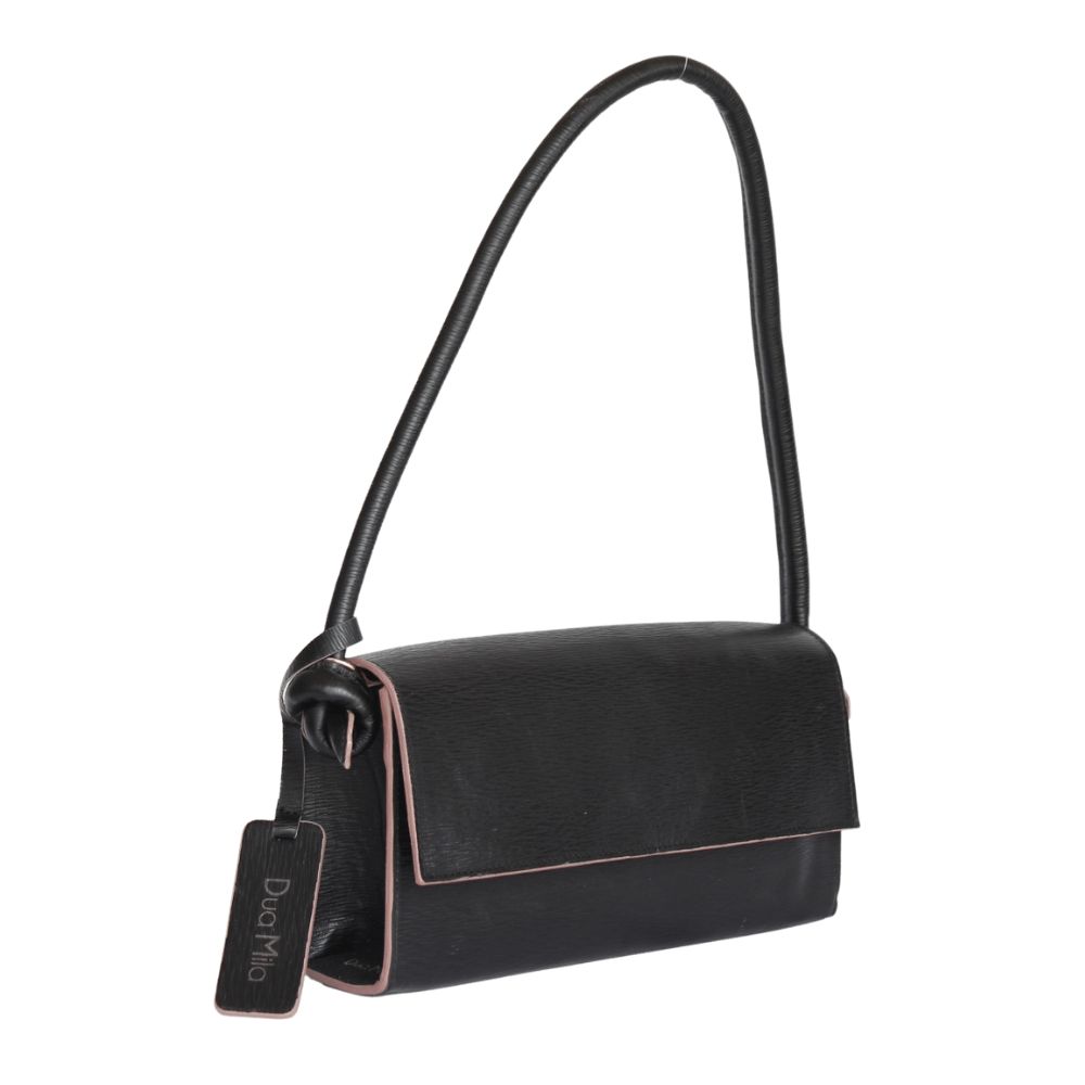 Clutch Dua Mila Colección Regina Piel Negro
